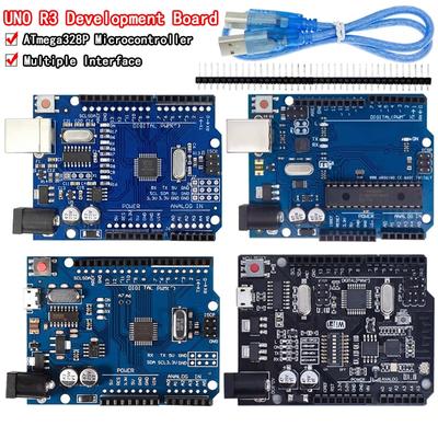 Официальная коробка UNO R3, 1 комплект, ATMEGA16U2/UNO + WiFi R3, чип MEGA328P CH340G для Arduino UNO R3, макетная плата WeMos ESP8266