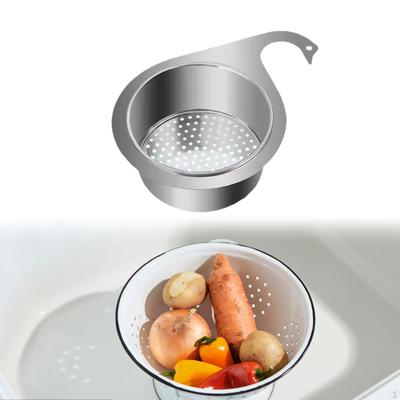 Корзина для слива кухонной раковины, корзина Swan, контейнер без перфорации, удобный фильтр для сушки