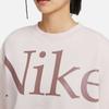 Nike Alphabet Crew Neck Casual Long Sleeve Толстовка Женская Топы Дымчато-фиолетовый FN3655-104