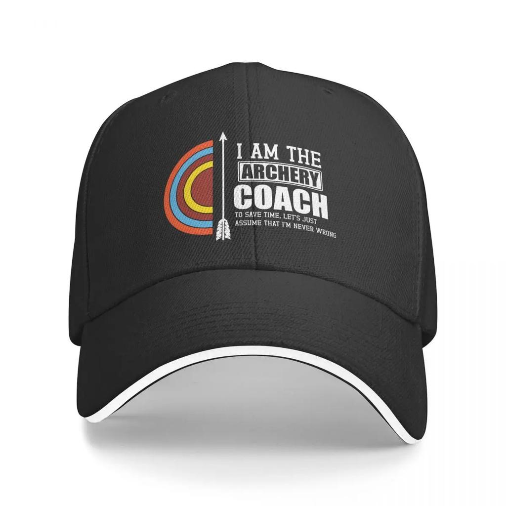 Archery Coach Multicolor Hat Peaked Womens Cap Personalized Visor Outdoor Hats