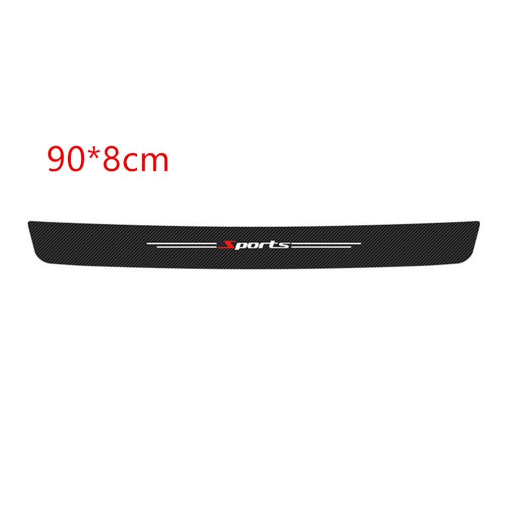 4x PU Накладка на порог двери автомобиля + 1x Резиновая накладка для защиты бампера от царапин Универсальная