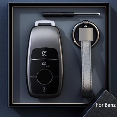 Титановый серый для Mercedes Benz E C S GLC класса E200 E400 E63 W213 S550 S560 C260 Умный пульт чехол для ключа автомобиля Аксессуары