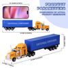 AIUAZA Truck Degradable Cargo Container Children Truck Toy Alloy Semi Boys Trailer Toy 1/65 Модель, Модель, Модель, Грузовик, Грузовик,