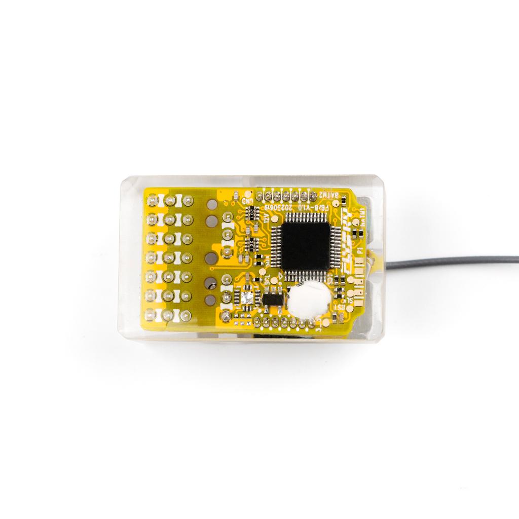Flysky FBr8 2.4GHz 8CH Receiver AFHDS 3 System Supports Single Bidirectional Transmission PWM PPM i BUS2 S.BUS i BUS