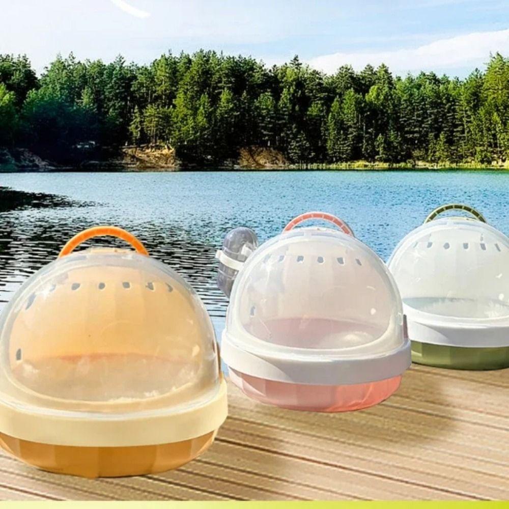 Safe Door Lock Small Animal Carrier Cage Water Bottle Small Pet Carrier Camping