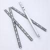 2Set Smooth Glide Bearing Drawer Slides 17Mm Wide Two Way Slide Drawer Glides 8"-17" Hardware Accessories Drawer Rail
