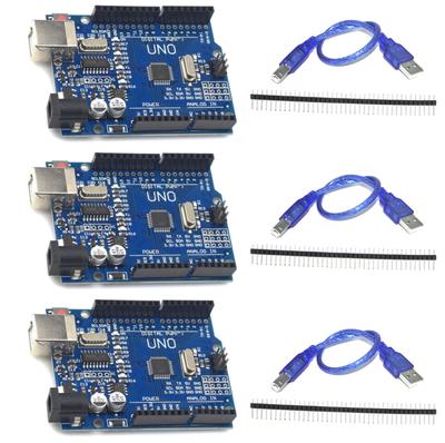 В комплект входит кабель, совместимый с zetaon uno, для набора из 3 USB-typeB Arduino,