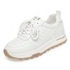 Fashion Spring Autumn Casual Soft Sole Lace-Up Small White Shoes All Match Sports Shoes Light Ladies Casual Board Shoes Mother Shoes