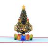 Festive 3D Popup Christmas Tree Card Heartwarming 3D Pop Up Christmas Tree Card with Envelope for Seasonal Greetings