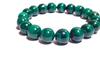 Malachite Bracelet for 10mm Natural Power Stone for Protection and Good Fortune 18cm Men, Stone, (Purification, Pebbles) (Men's Medium, Approx.
