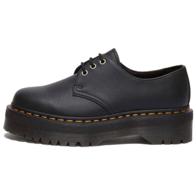 Dr. Martens Leather Versatile Casual Shoes Women Shoes Black 32064001