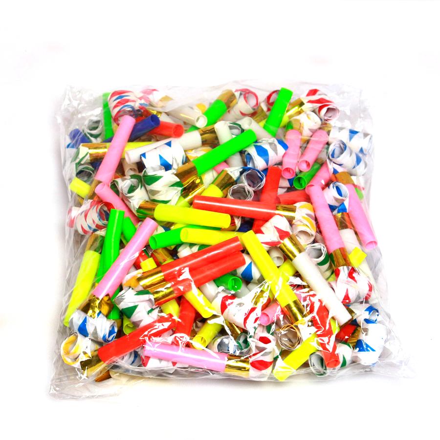 24/48/80/160pcs Party Blower Colorful Whistles Cheer Generator Atmosphere Creating Supplies Festival Birthday Celebration XJM