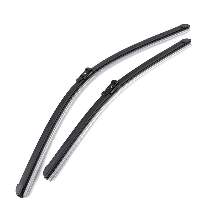 26"+18" Push Button Frameless Front Wiper Blades for Skoda Karoq 2017-2023, Skoda Kodiaq, VW Tiguan AD1, Seat Ateca, Skoda Octavia NX