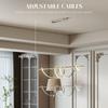 Pendant Light with 3 Colour Temperatures - Silver Tone