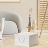 Fabric storage box with lid, large capacity, foldable, stackable, with handle, stylish design (36*50*22.5cm)