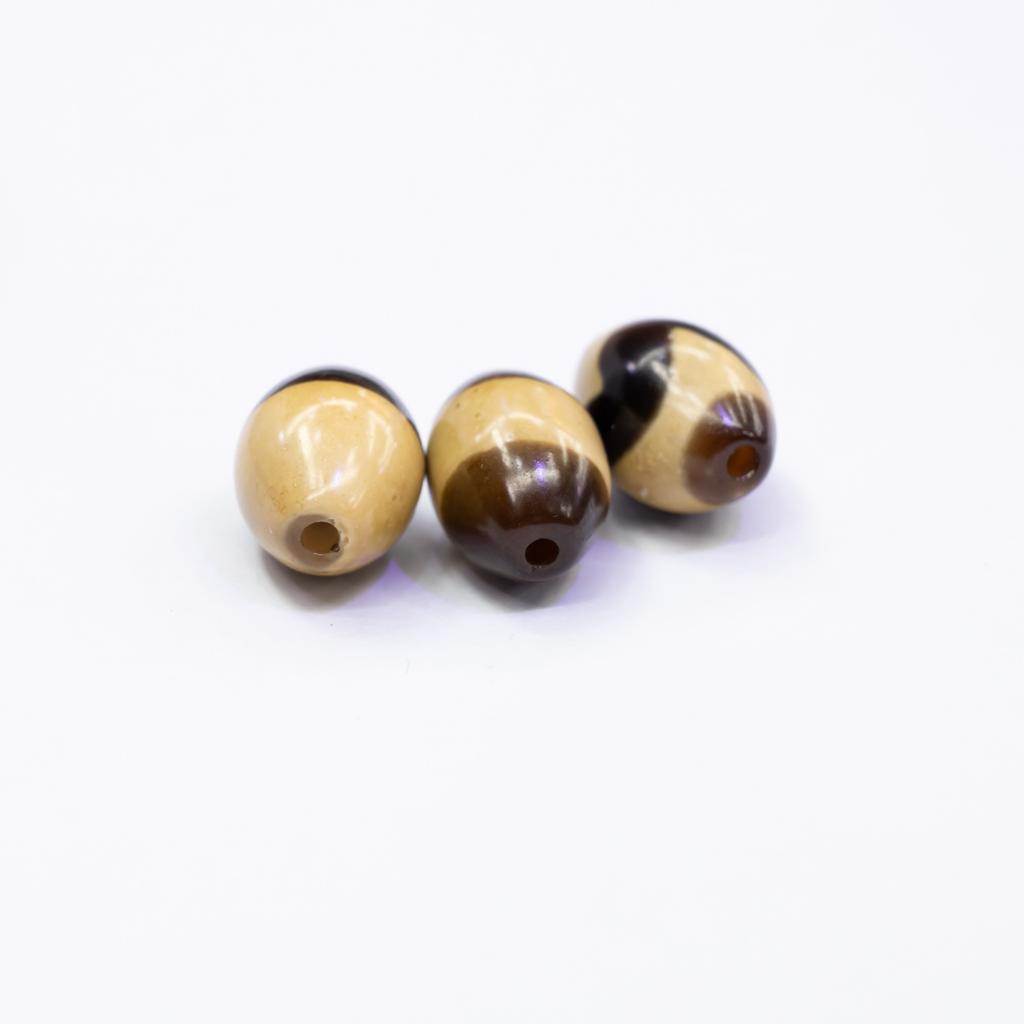 Tibetan tooth yellow high oil pulp dzi beads, multi-totem agate loose beads DIY Wenwan bracelet necklace accessories