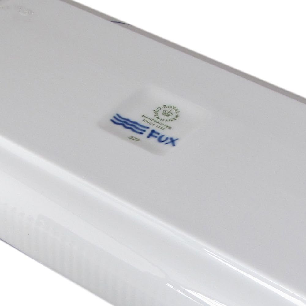 ROYAL COPENHAGEN Блюдо-поднос Blue Fluted Mega, Квадратное блюдо, 24 см x 12 см, 2381377, 1017344 [Параллельный импорт]