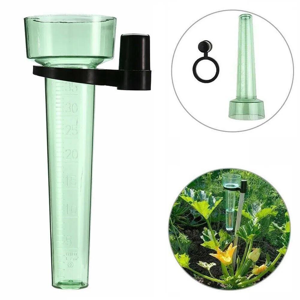 35mm Rain Gauge Rainwater Meter Polystyrene Water Rain Measurement Tool Outdoor Garden Ground Rainfall Guage