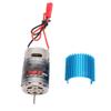 390 Brushed Motor 28T Large Torsion Universal RC Car Motor with Blue Heatsink for 1:10 1:12 1:14 1:16 1:24 Crawler