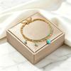 1Turquoise multi-layer women's bracelet jewelry, niche light luxury French-Korean style, casual and trendy, versatile, suitable for daily commuting,