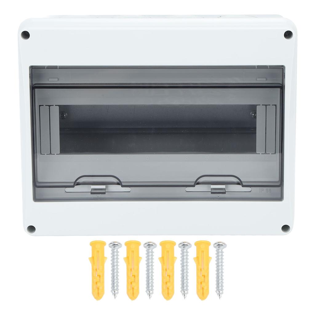 Распределительная коробка с автоматическими выключателями, накладная, водонепроницаемая, 12-позиционная, бытовая, для наружной установки