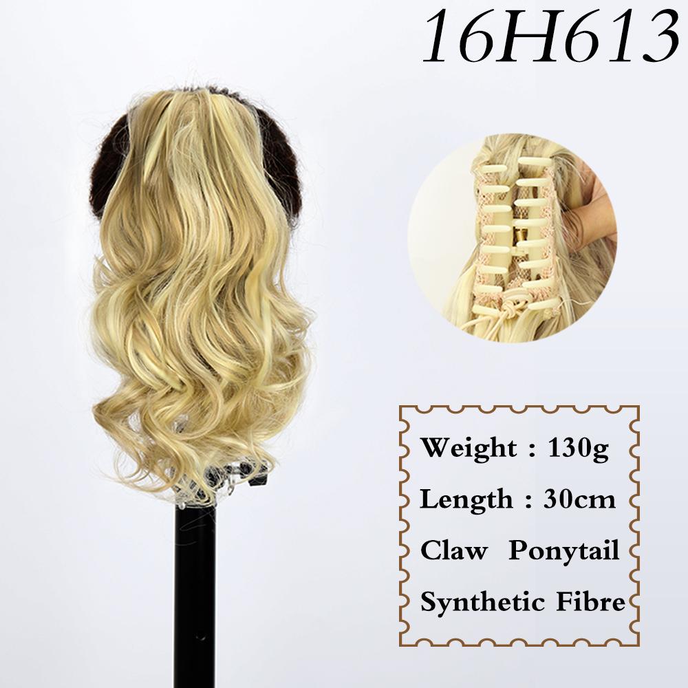 MISS WIG Синтетический хвост с короткими волнами, наращивание волос, светлый хвост для женщин, повседневная вечеринка