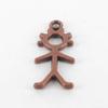 Copper-colored Metal Boy Charm (10 Pieces)