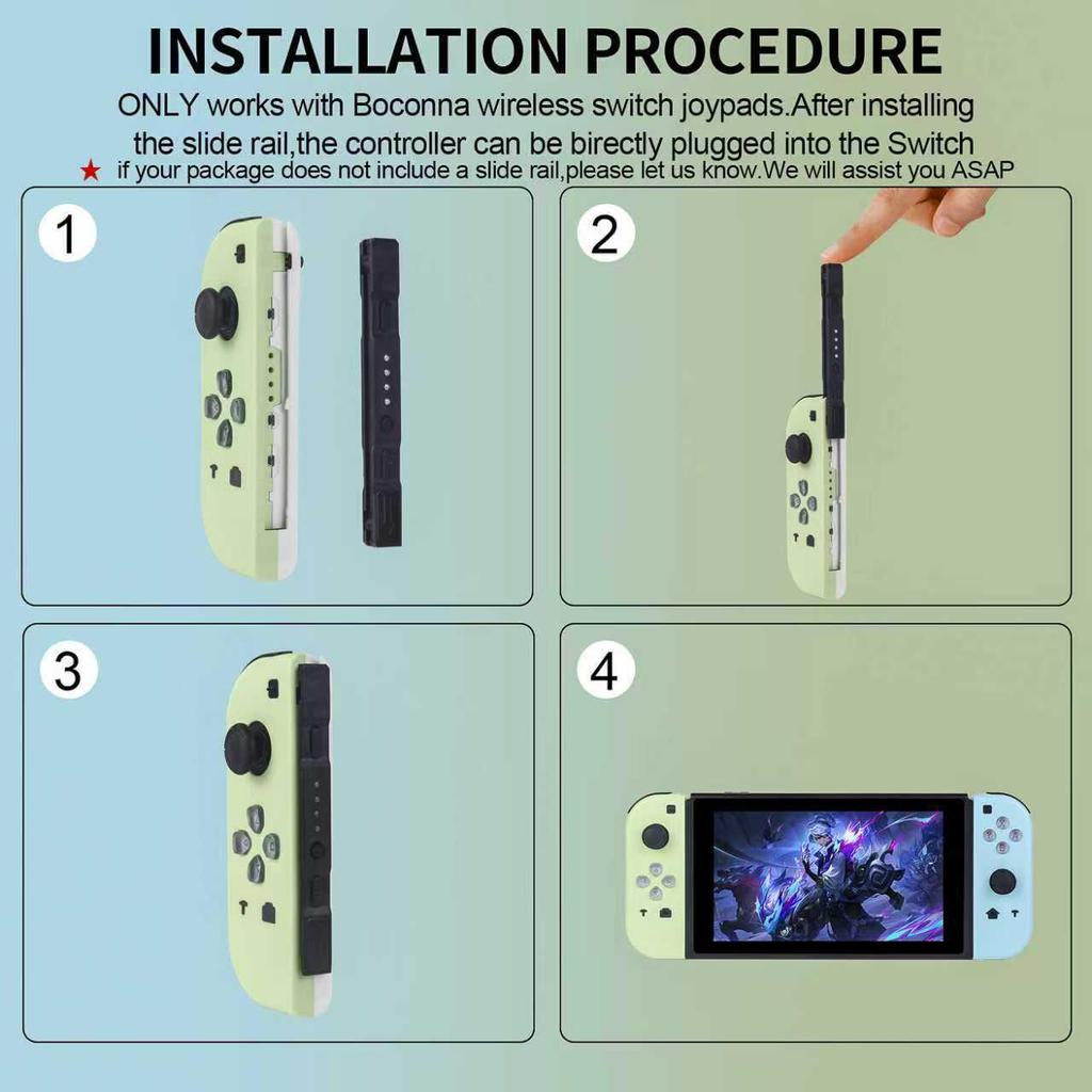 Беспроводной набор контроллеров Switch Joy-Con, собственный дизайн: Левый и Правый NS Bluetooth Вибрационные Соматосенсорные Контроллеры