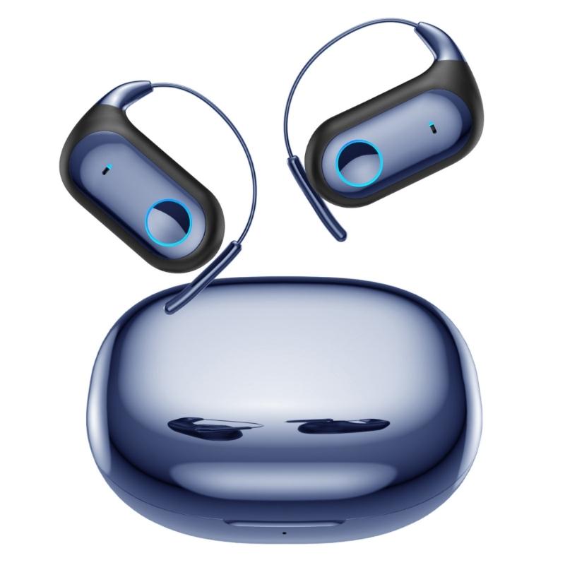AI-переводчик Bluetooth-совместимые наушники с чистым звуком, шумоподавлением и магнитным зарядным кейсом для путешествий, фитнеса