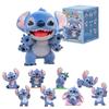 TOP TOY Дисней Стич Серия «Каждый день» Гачапон Сюрприз Фигурка Мягкий винил ПВХ Премиум-игрушка Подарок на день рождения для коллекционеров персонажей Диснея «Шаловливый