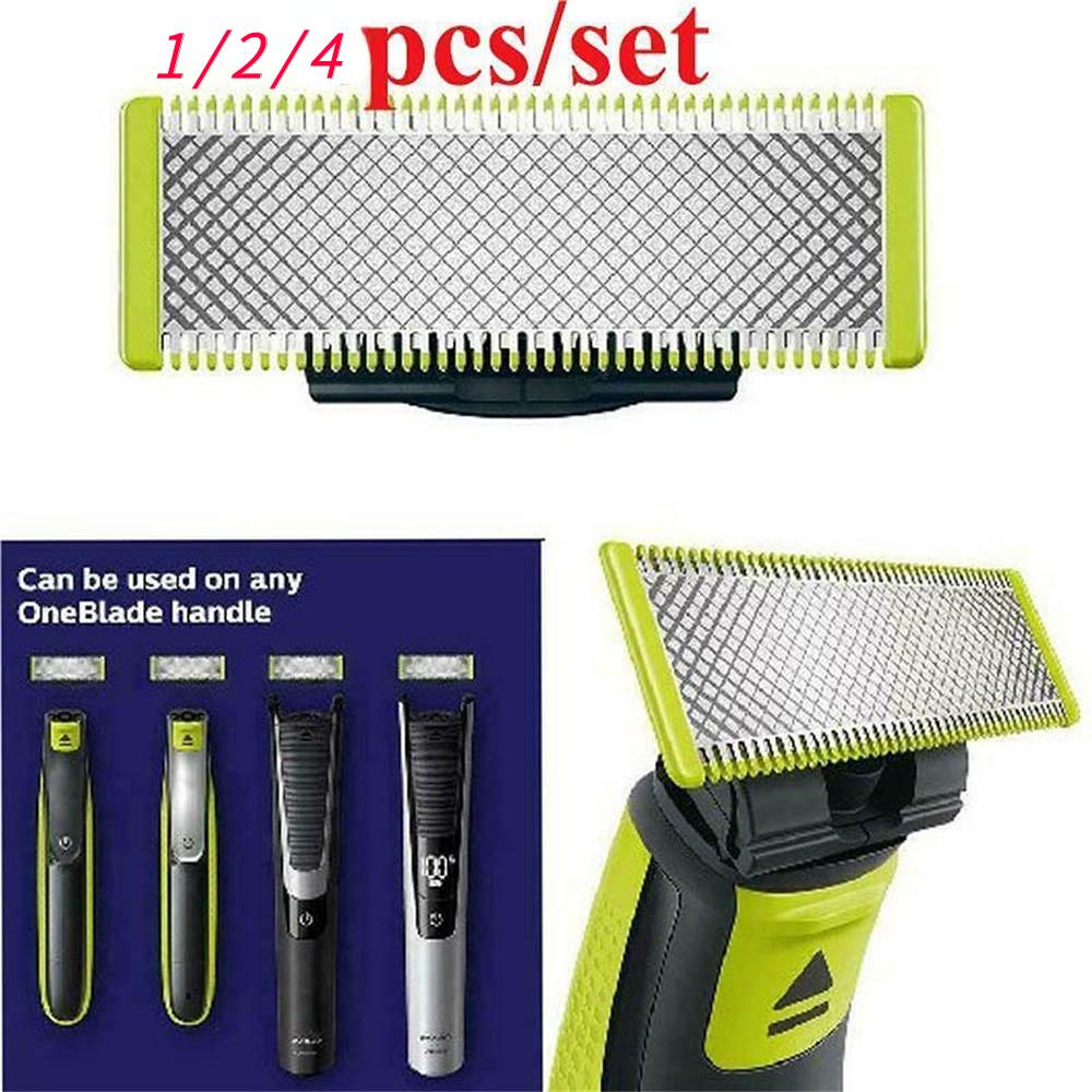 Сменное лезвие из нержавеющей стали 1/2/4 шт. для электробритвы Philips Norelco OneBlade