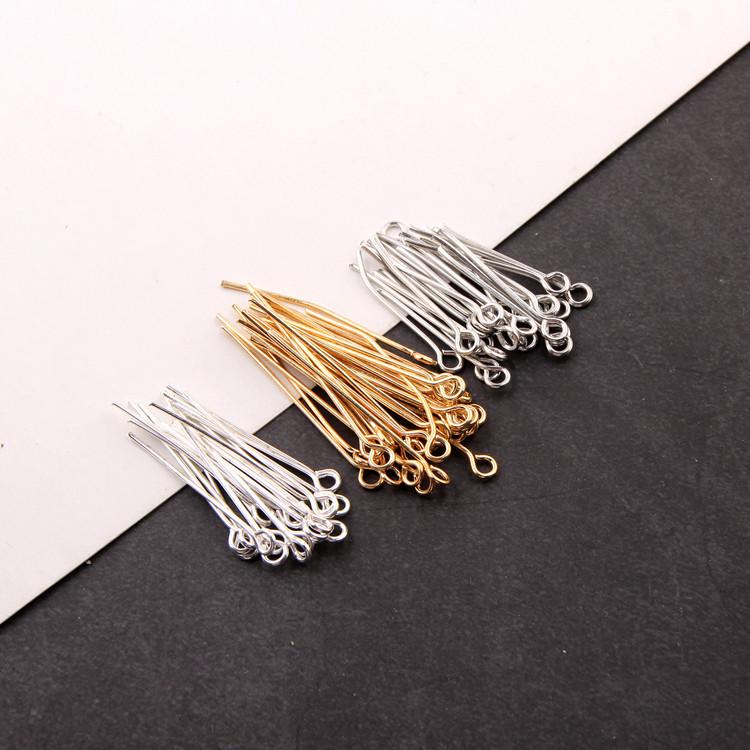 DIY Gold & Silver 9-Pin Earring Components for Jewelry Making