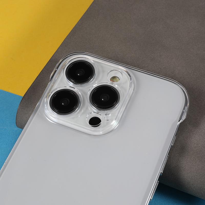 Для iPhone 13 Pro Max 6,7 дюйма Прозрачный Бесшовный Чехол Жесткий ПК Мобильный Ударопрочный Чехол для Сотового Телефона