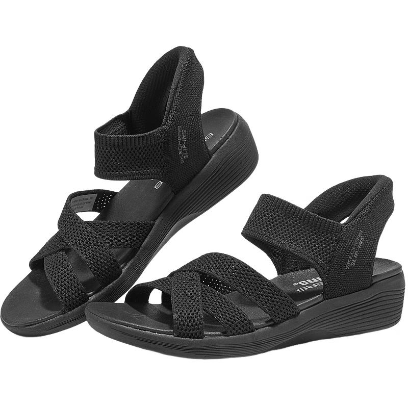 Skechers Женские дышащие спортивные сандалии-слипоны