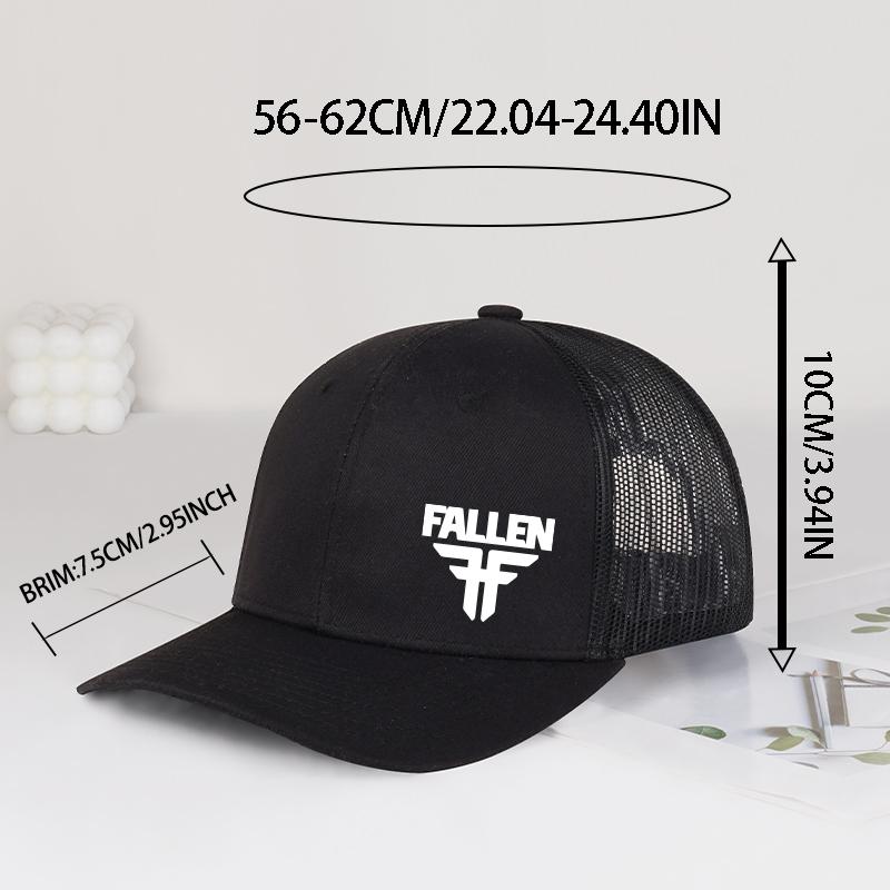Кепка-тракер с логотипом Fallen, дышащая сетка, мягкая и удобная, регулируемая, крутой уличный стиль, модная, унисекс, для улицы