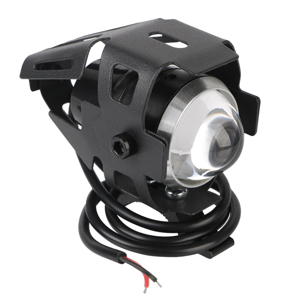 Motorcycle Headlight Auxiliary Working Lamp Angel Eye LED DRL Spotlights 12V Mini U5 Motorcycle Accessories Motorbike Spot Fog Light 2pcs