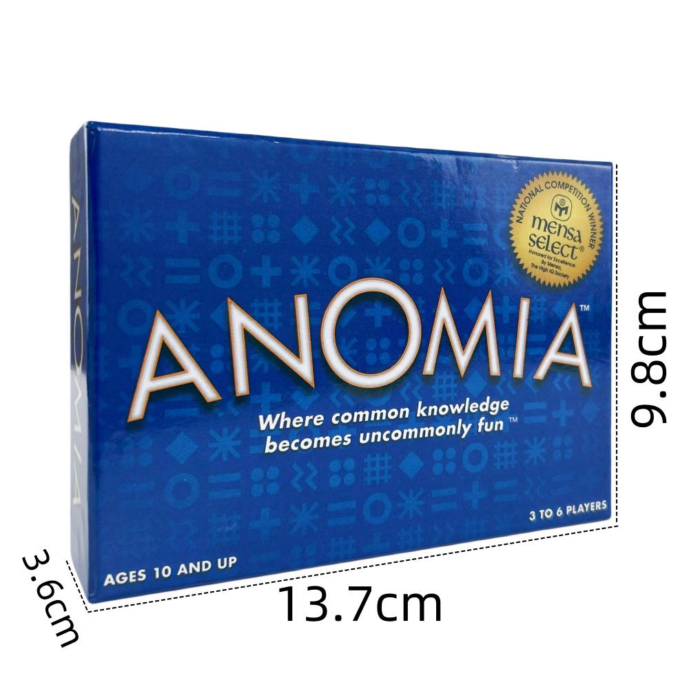 Аномия Супер Веселая Семейная Карточная Игра Для Возраста 10 Лет И Старше Новая Колода