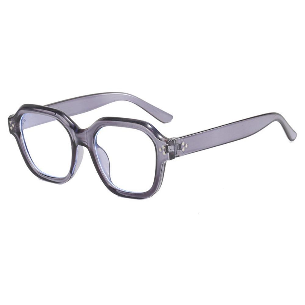 Square Shape Anti Blue-ray Glasses Retro Large Frame Eyewear Blue Light Blocking Glasses Women/Men