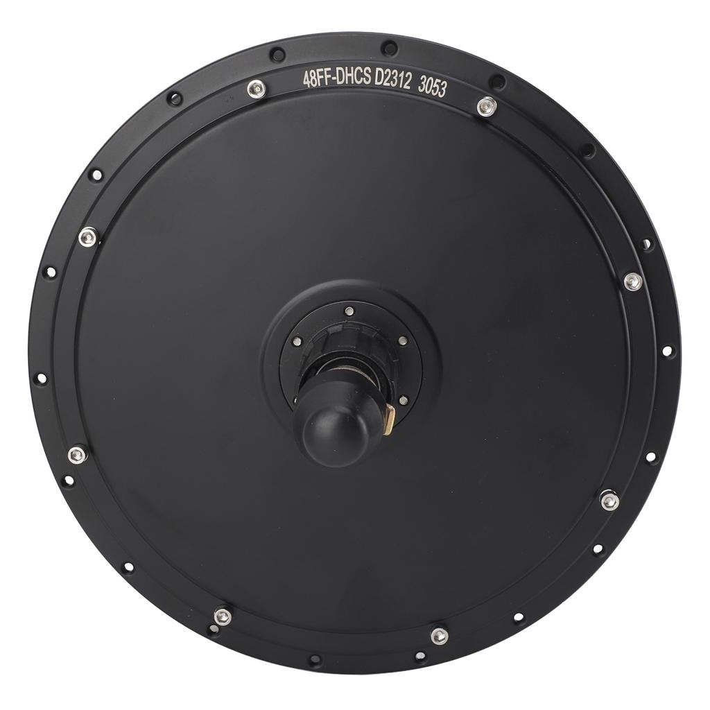 48V 2000W Electric Bike Hub Motor 190mm Aluminum Alloy 3 Riding Modes Brushless Gearless Rear Wheel Hub Motor for