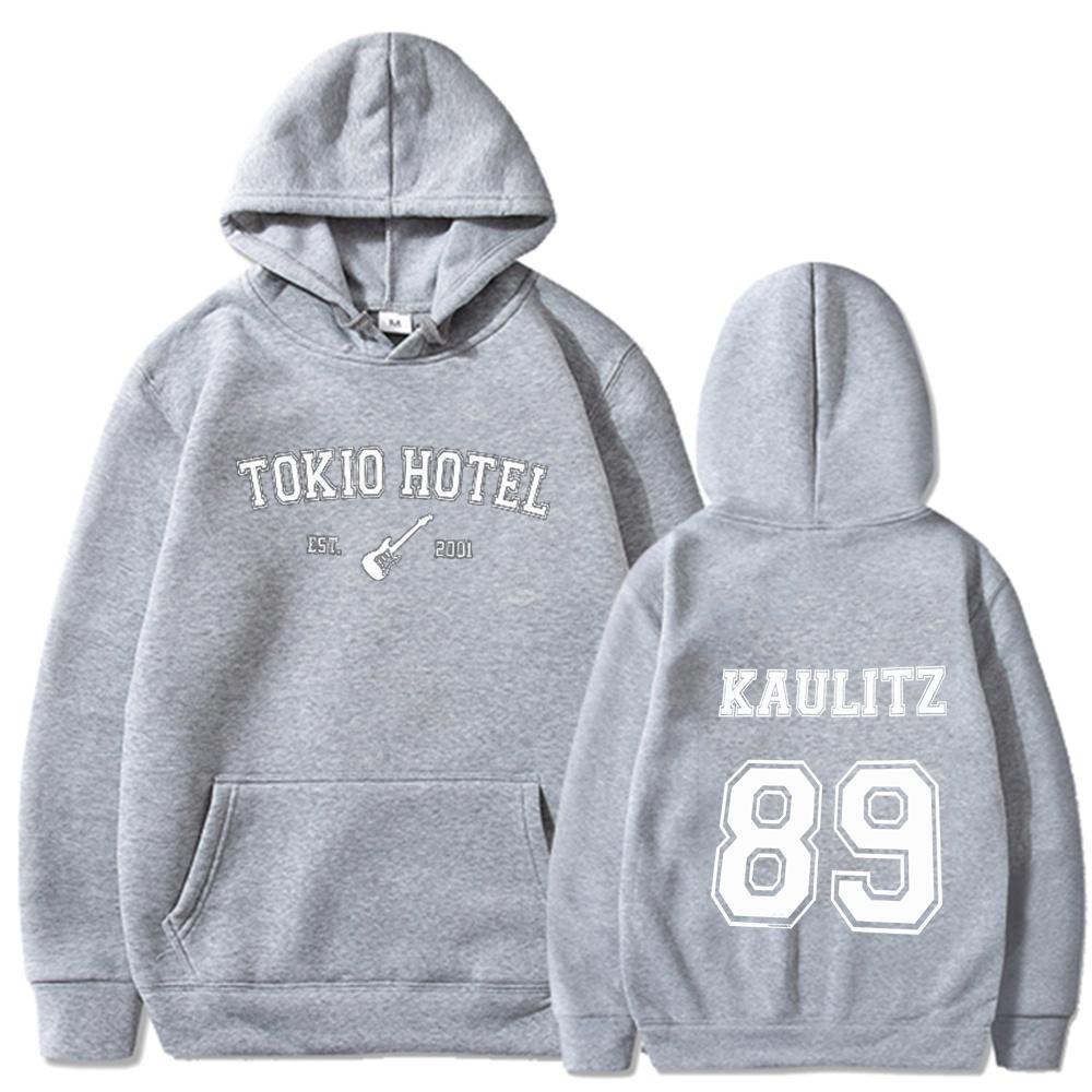 Рок-группа Tokio Hotel Kaulitz Hoodie Женская мода Повседневный пуловер Толстовка Женская хип-хоп свободный капюшон Панк уличная одежда