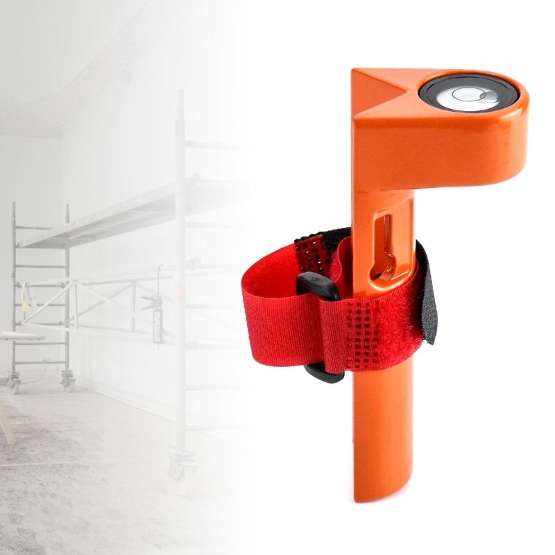 Adjustable Grade Rod Level Portable Measuring Instrument Special Horizontal Bubble for Tower Ruler 90 Degree Level