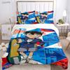 Детектив Конан мультяшное аниме Пододеяльник Одеяло, Постельные комплекты Мягкий пододеяльник и наволочки Подростки Односпальный/Двуспальный/Королевский/Кинг