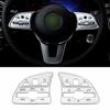 Left Hand Drive Car Steering Wheel Button Cover Sticker For Mercedes Benz A B Class GLA GLB CLA W177 W247 H247 X247 C118