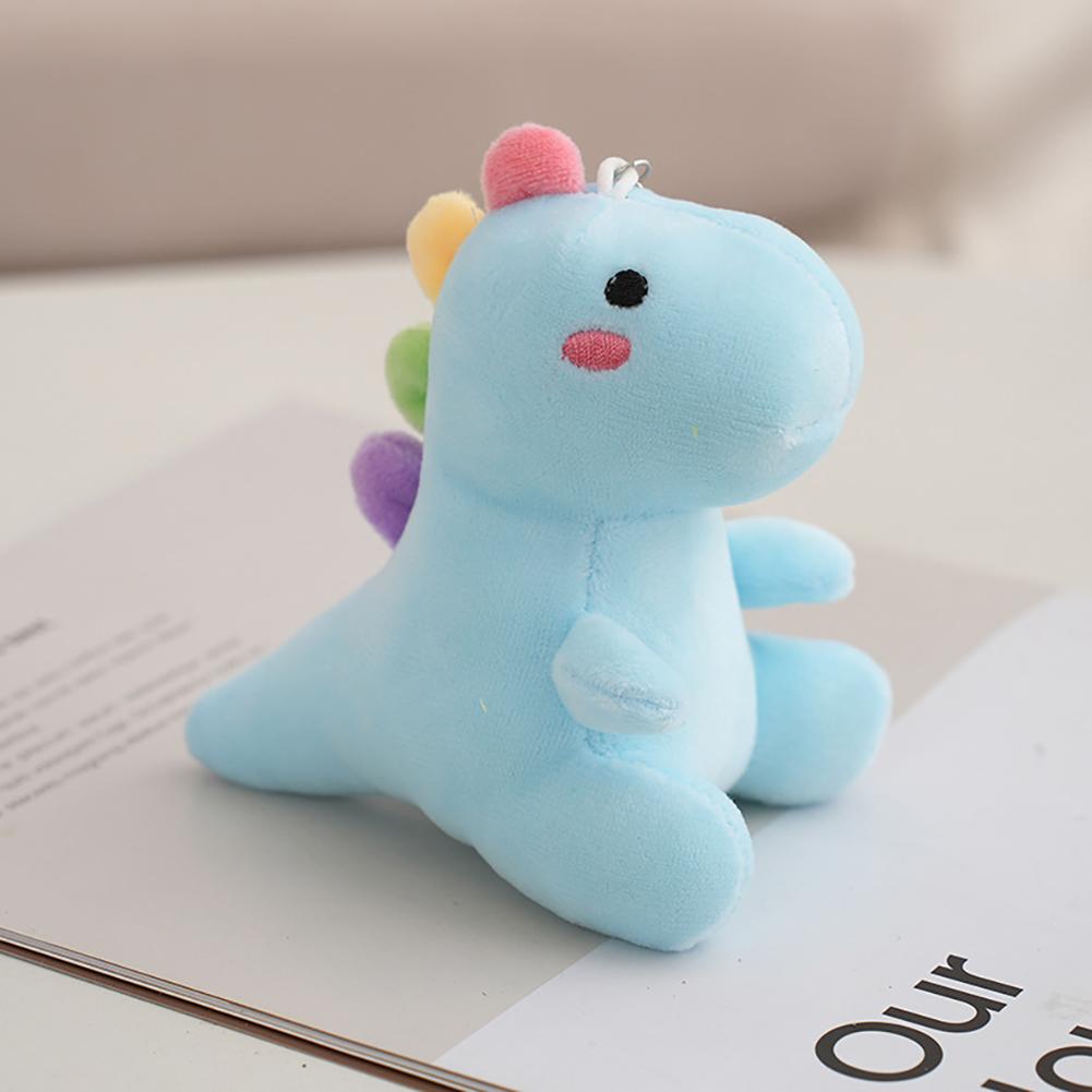 12cm Cute Dinosaur Plush Doll Toys Pendant Bag Accessories Keychain Pendant Bag Car Pendant Children's Gifts