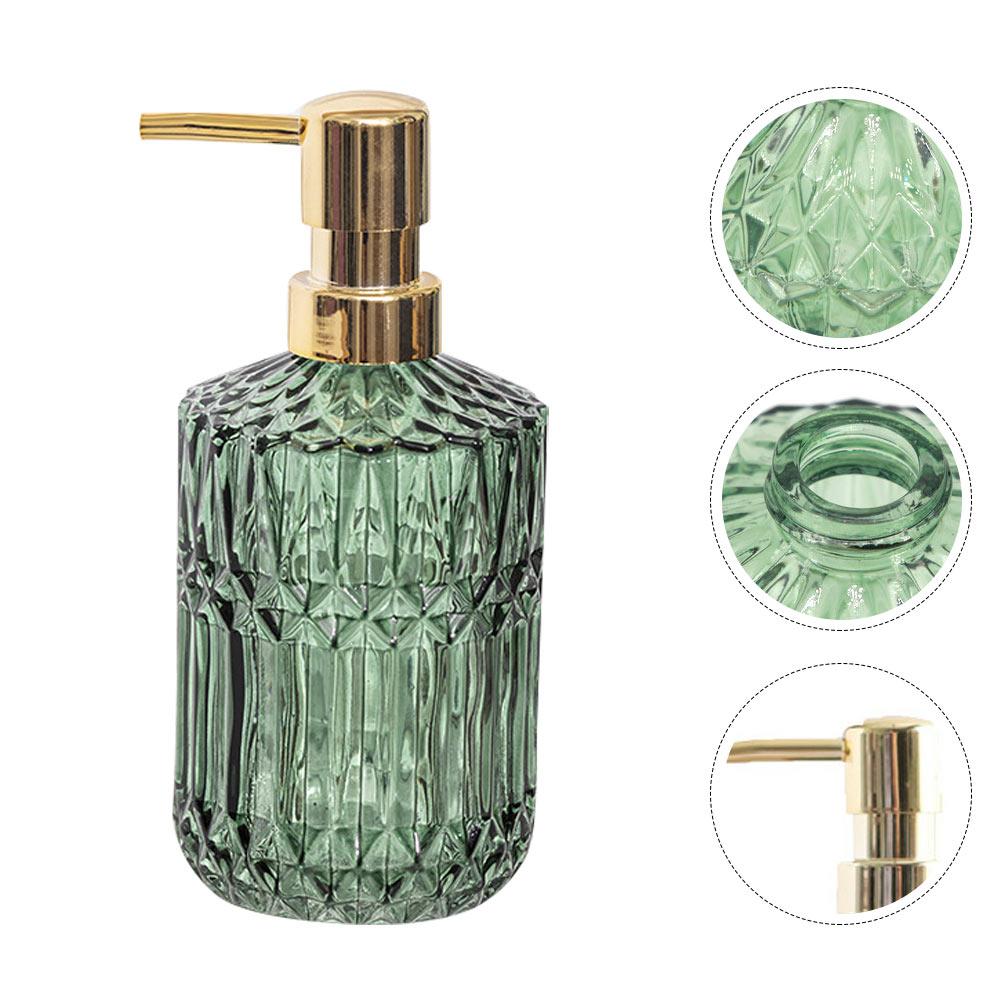 400ml European Style Glass Bottle Hand Soap Dispenser Bathroom Dispenser Press Pump Dispensers Sink Detergent Holders Travel