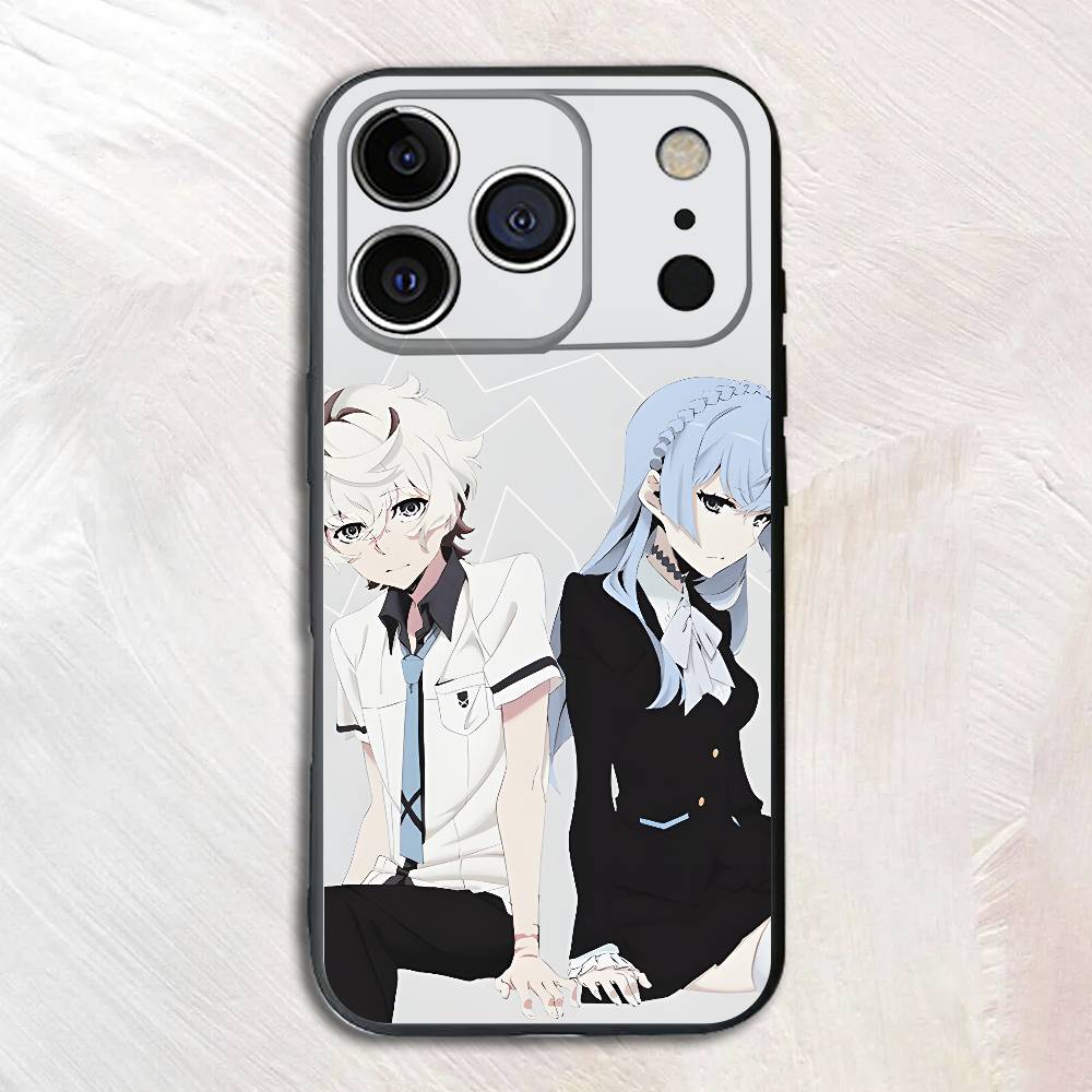Аниме K-Kattie N-Noriko Черный чехол для телефона для iPhone 17 16 15 14 13 12 13 12 11 Pro Max Plus XS XR Силиконовая мягкая задняя крышка