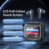 LY30 Wireless Earbuds Touch Control With Colorful LED Display Intelligent Noise Reduction Comfortable Earphones