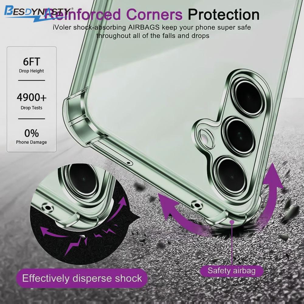 AirBag Shockproof Protector Case For Samsung A56 A16 A36 A26 A53 A55 A15 A35 A25 A52 A17 A54 A34 A24 A14 Transparent Phone Cover