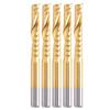 5pcs Spiral Router Bits Milling Cutter CNC End Mill Set for Aluminum Cutting 4 X 25 X 45mm