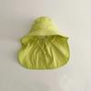 Solid Color Sunscreen Fisherman Cap Shawl Summer Sun Hat Casual Children Bucket Hat  Travel